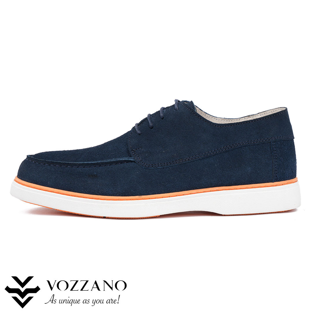 030 – Mocassin Derby en cuir véritable, style élégant