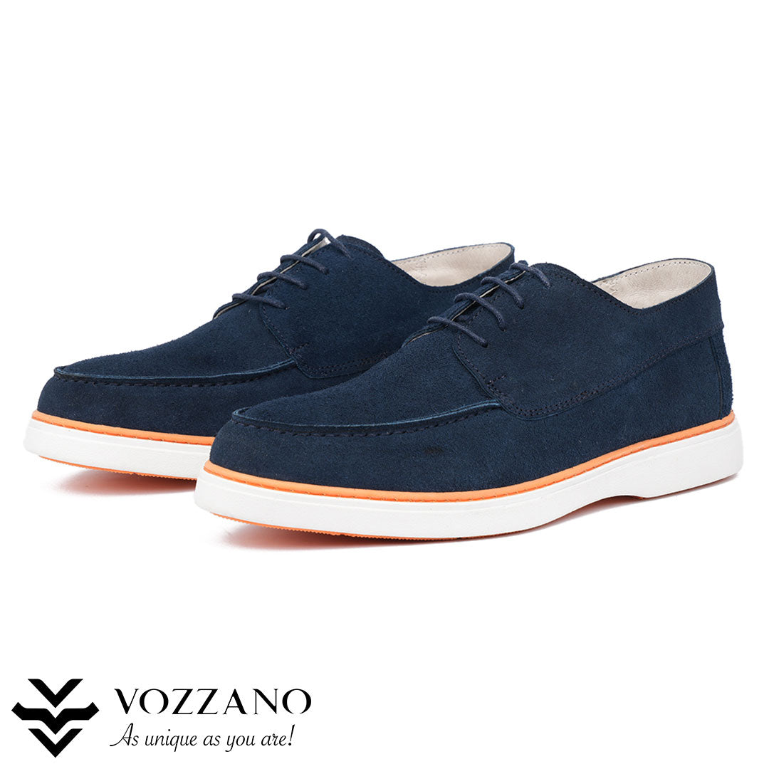 030 – Mocassin Derby en cuir véritable, style élégant
