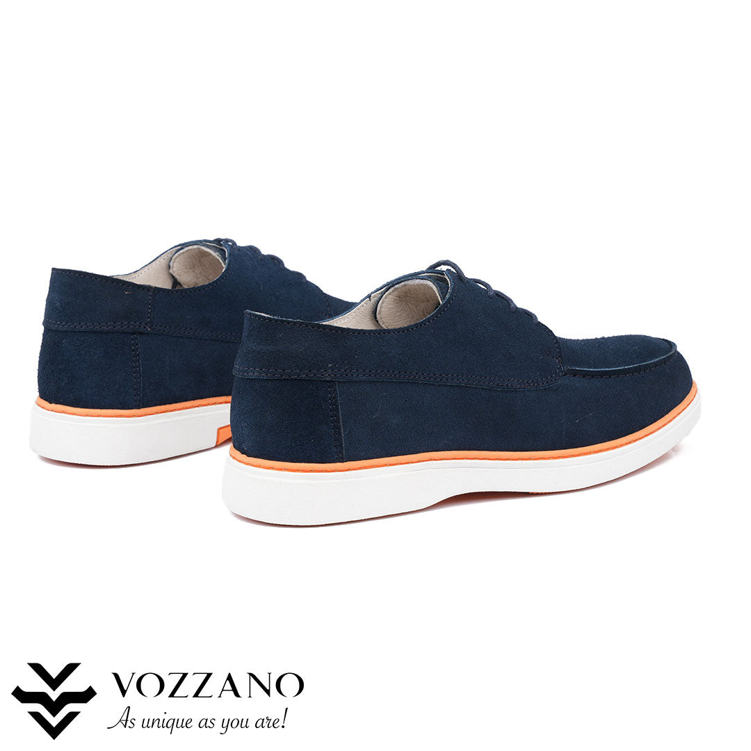 030 – Mocassin Derby en cuir véritable, style élégant