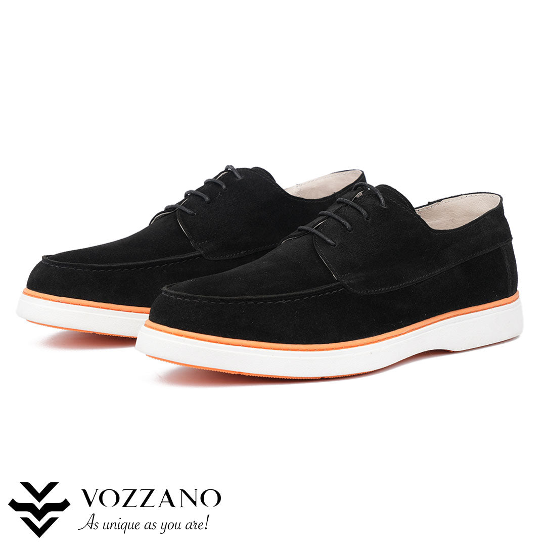 030 – Mocassin Derby en cuir véritable, style élégant