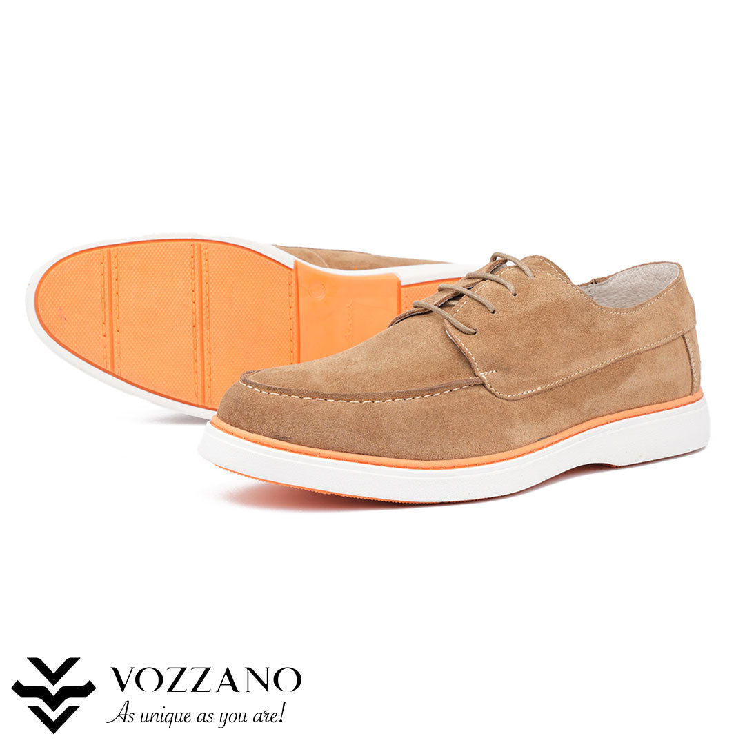 030 – Mocassin Derby en cuir véritable, style élégant