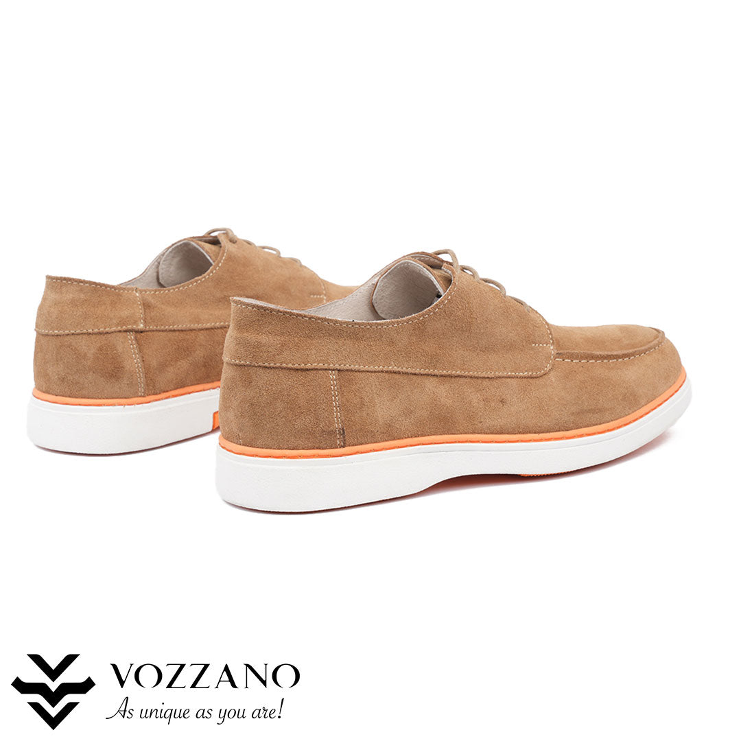 030 – Mocassin Derby en cuir véritable, style élégant
