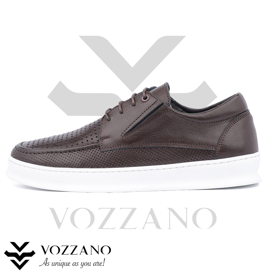 025 – Sneaker Cuir Perforé