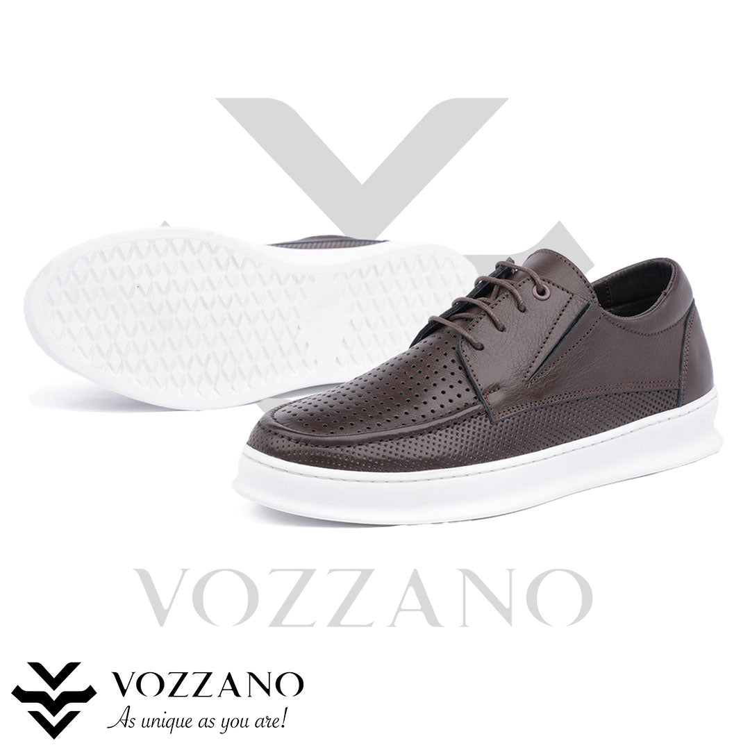 025 – Sneaker Cuir Perforé