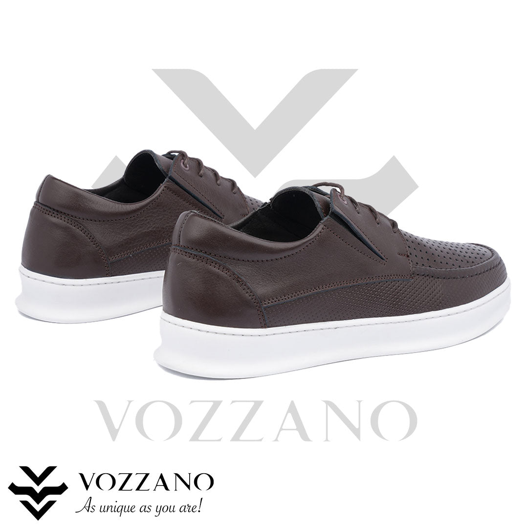 025 – Sneaker Cuir Perforé