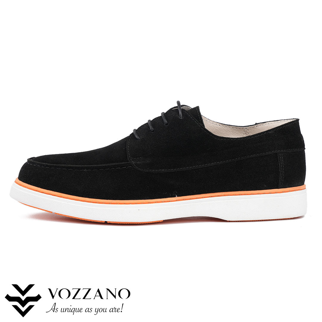 030 – Mocassin Derby en cuir véritable, style élégant