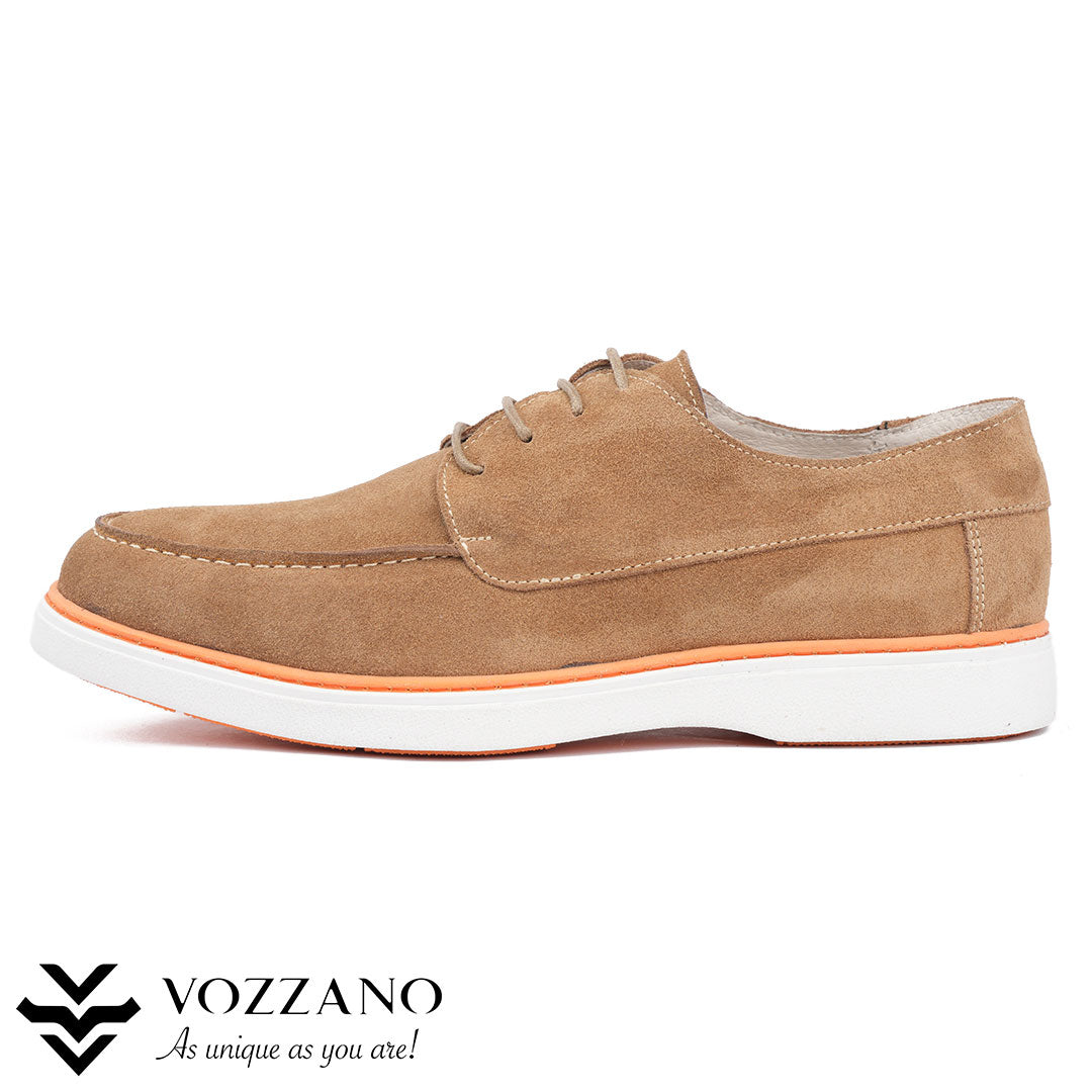 030 – Mocassin Derby en cuir véritable, style élégant
